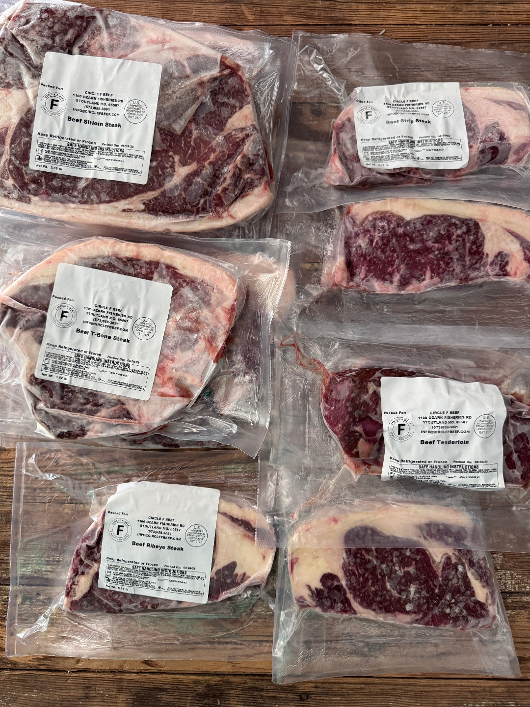 Circle F Beef | Black Angus Beef Steak box