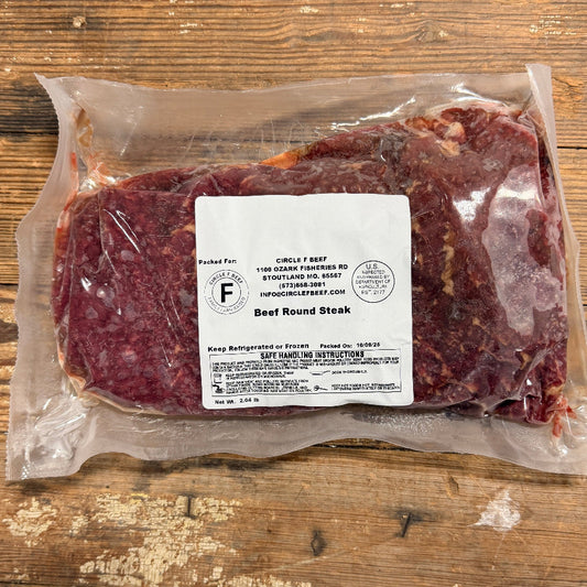 Circle F Beef Black Angus Beef Round Steak
