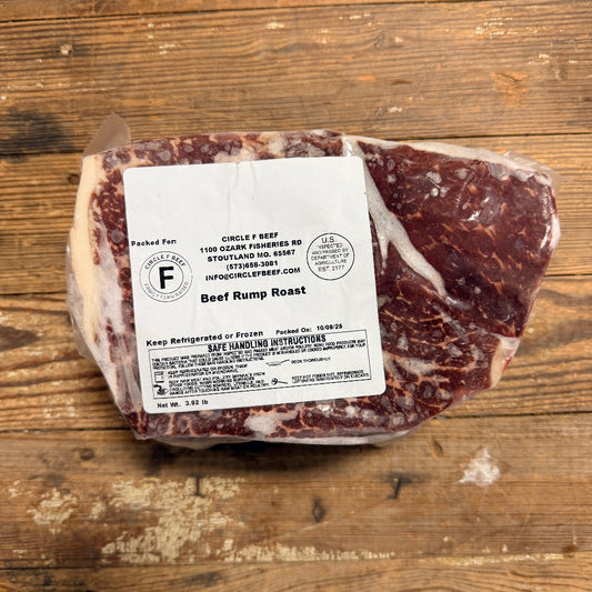 Circle F Beef Black Angus Rump Roast