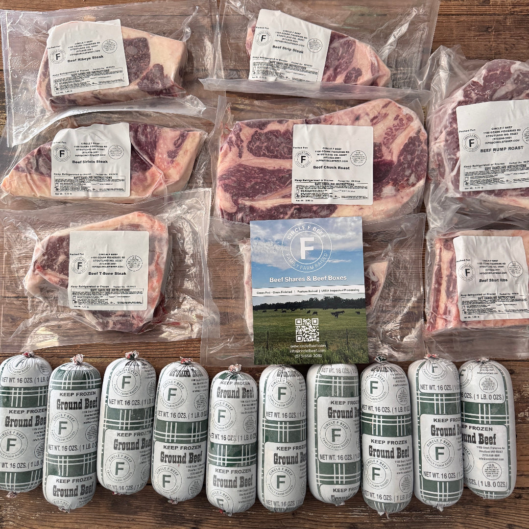 Circle F Beef | Black Angus Beef Family Value Box 