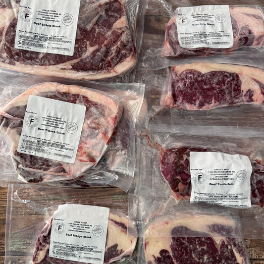 Circle F Beef Premium Steak Box