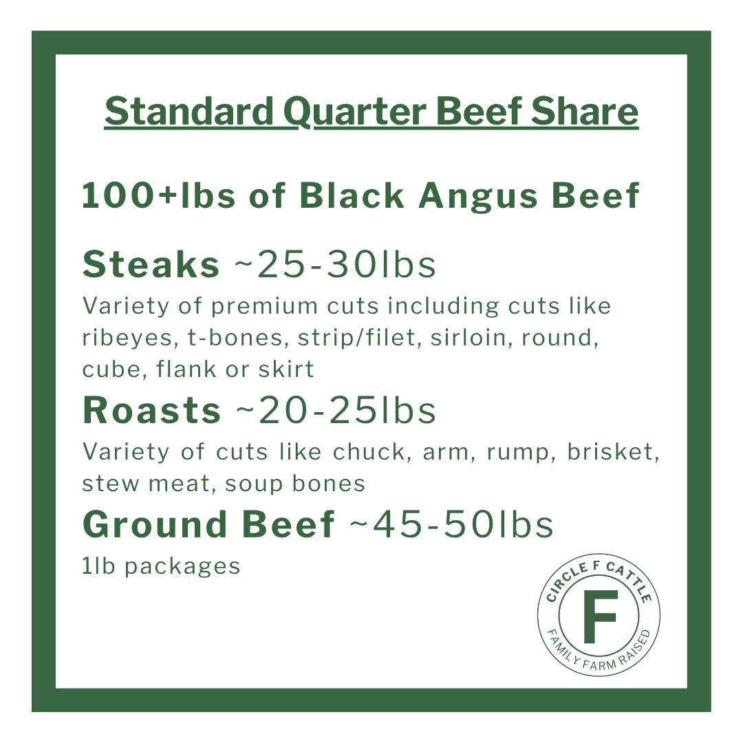 Standard Quarter Beef Share 
