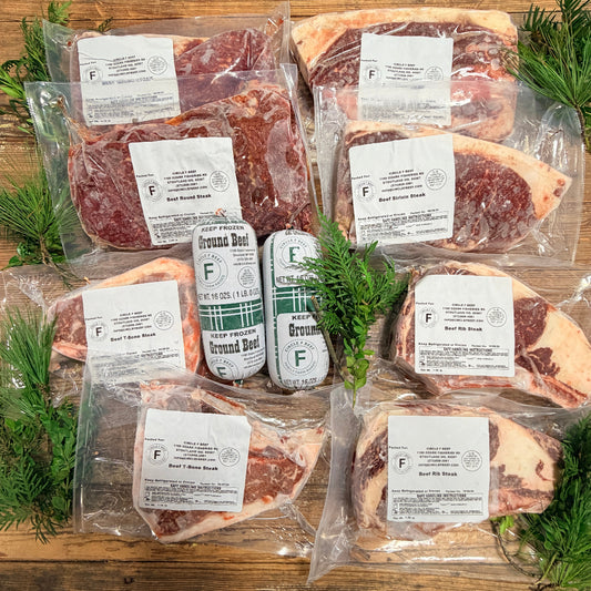 Circle F Beef Winter Steak Beef Bundle